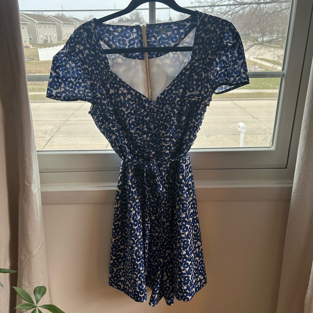 Blue Floral romper